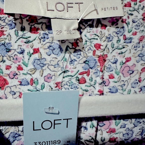 Loft Floral dress, size 2P - Picture 6 of 8